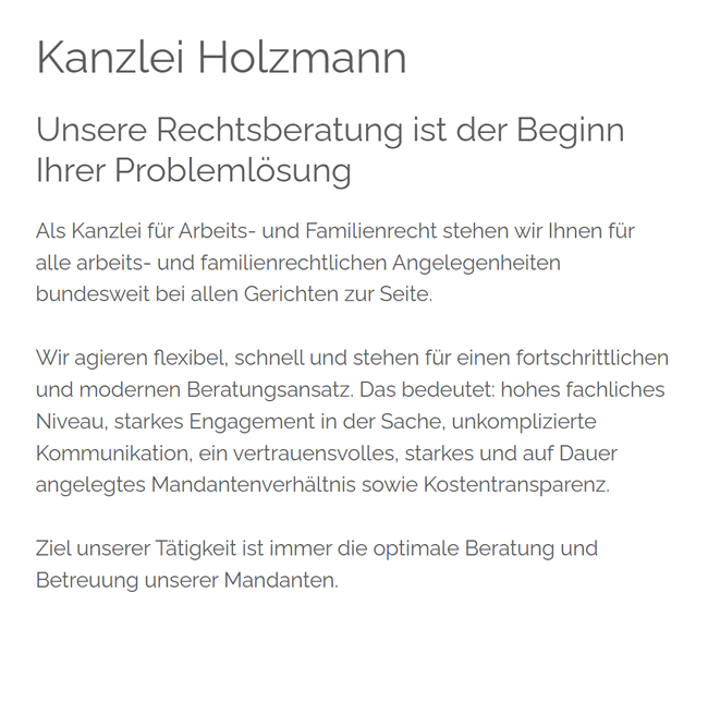 Arbeitsrecht für  Hohenbrunn
